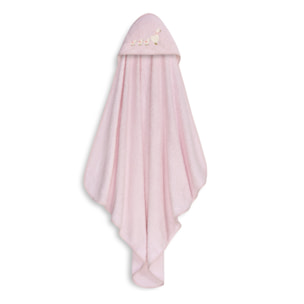 Capa Baño 1X1 Mod Patitos Familia+ Gorro Rosa