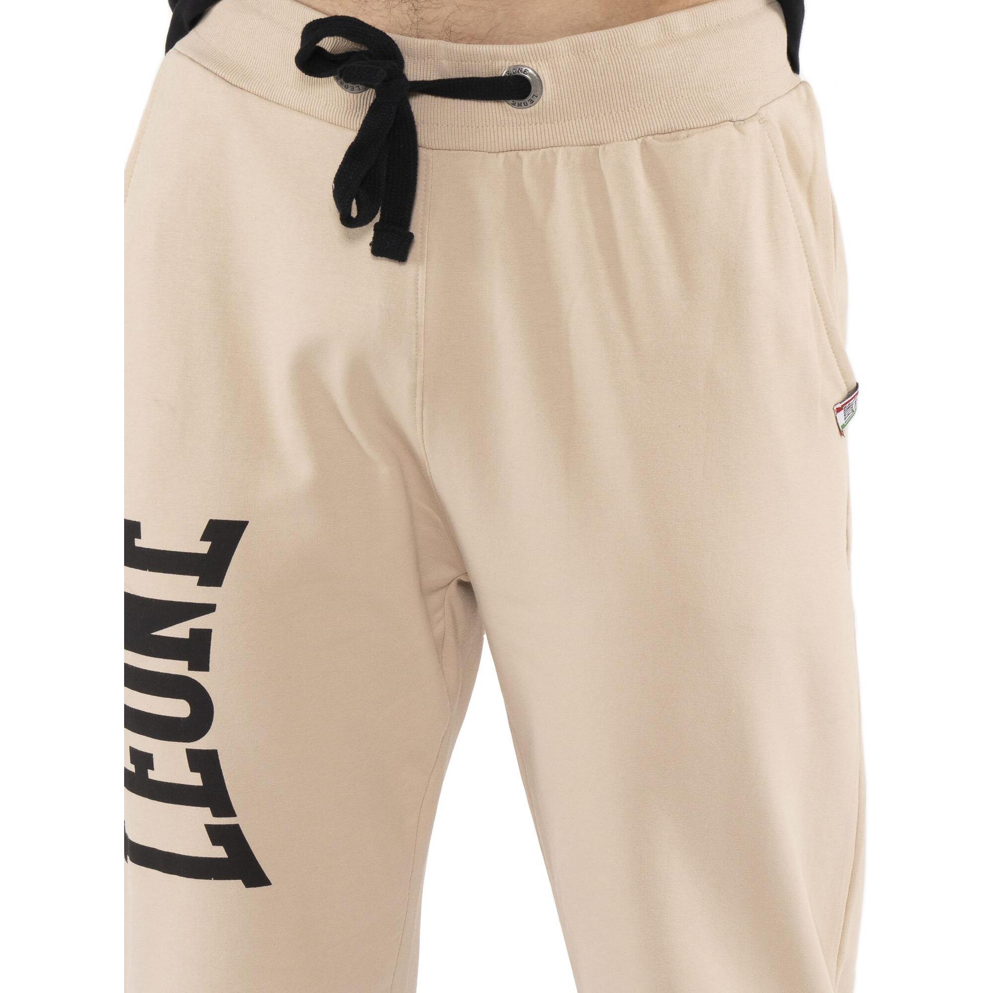 Pantalone sportivo invernale da uomo con polsino e logo grande 'Basic'