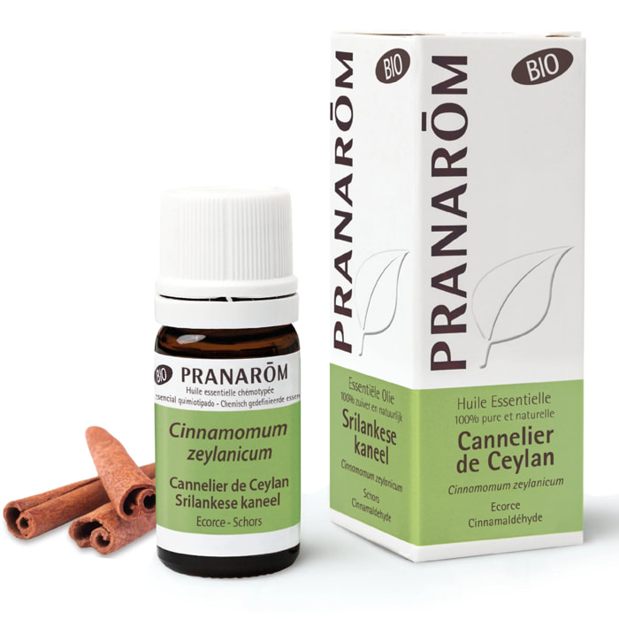 Pranarom - Huile Essentielle de Cannelier de Ceylan - Bio - 5 ml