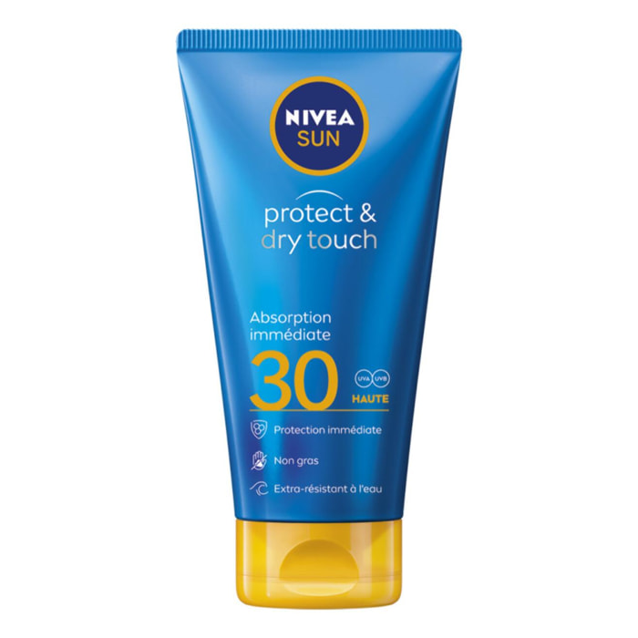 Nivea Sun - Pack de 2 - Gel Crème Protect & Dry Touch FPS 30 175Ml (**)