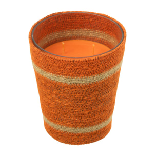 J-Line bougie parfumée Panier - Vanilla Escape - orange - large - 75H