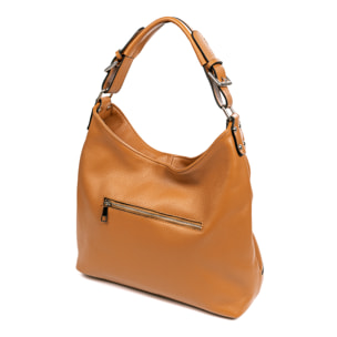 Ascoli bolso de hombro piel auténtica dollaro