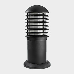 LEDS C4 Baliza Ip66 Balizas Grid 300Mm E27 15W Gris Urbano