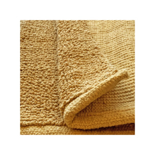 Tapis de salle de bain rectangulaire 40 x 60 cm en coton - 6 coloris - WILLOW
