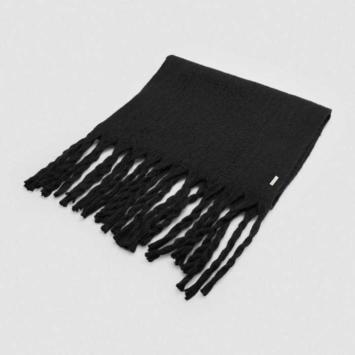 Sciarpa nera semplice