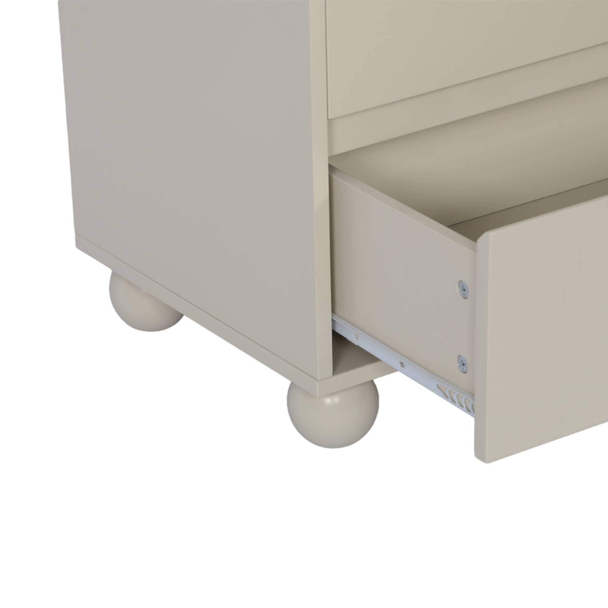 Commode enfant décor bois laqué 6 tiroirs NOUSHKA