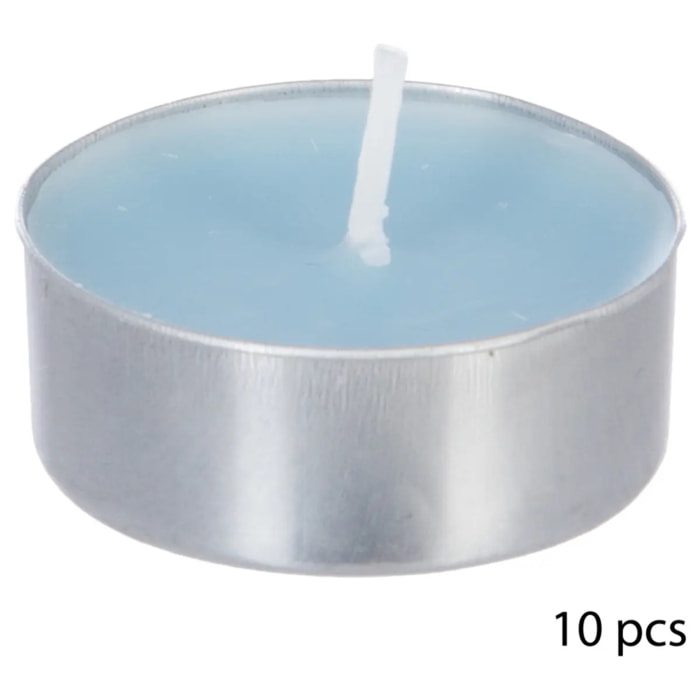 Lot de 10 bougies parfumées fleur de tiaré 150g