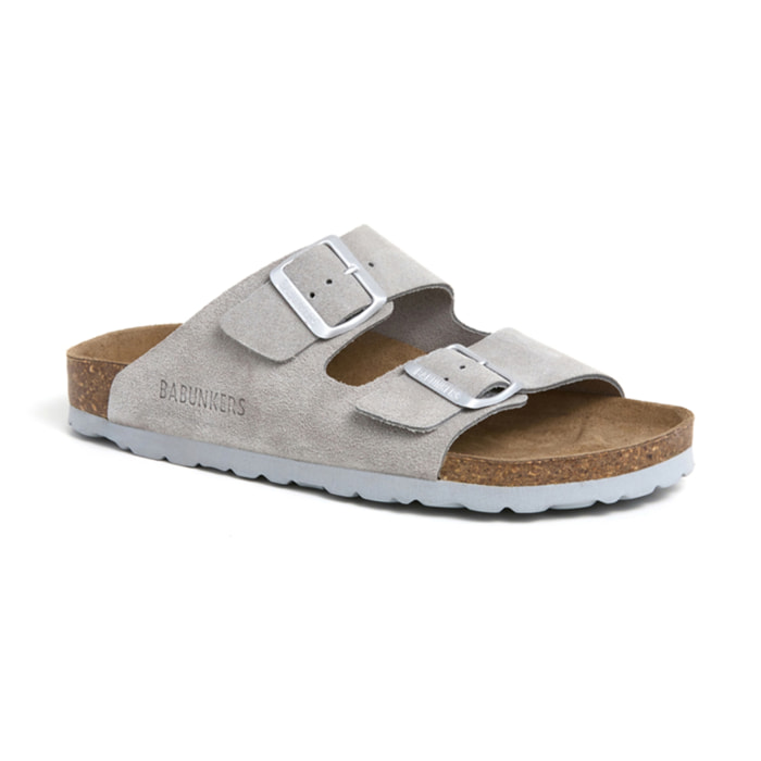 SANDALIA BABUNKERS GRIS