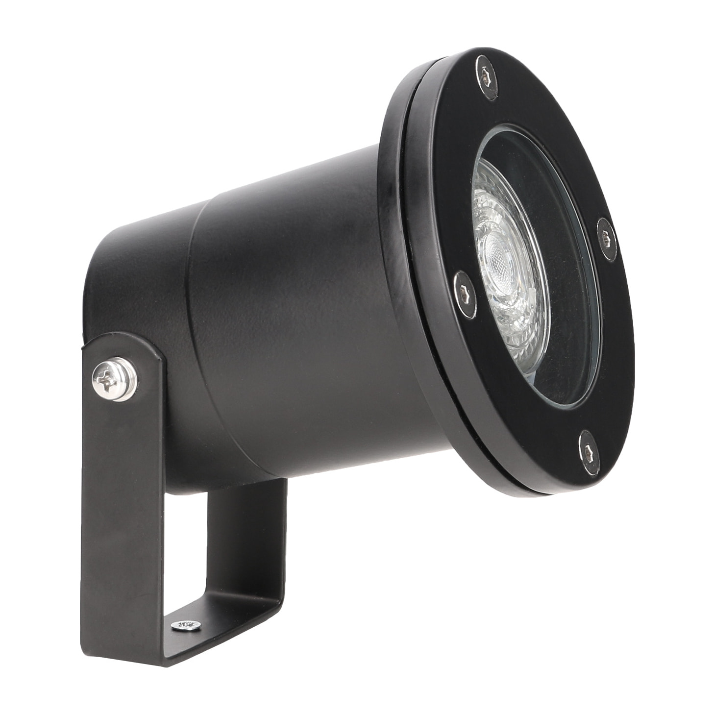 FORLIGHT Post proyector para bombilla GU10 en color negro