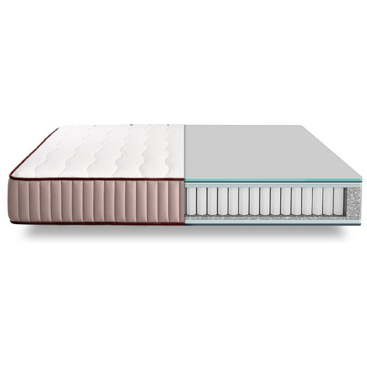 Cecotec Matelas Flow 6900 Hybrid 105X190 Multi-couche, Springcore et Viscoélasti