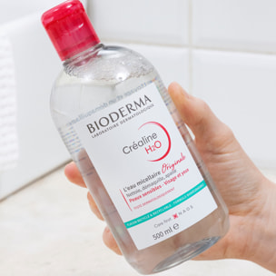 Créaline H2O - Eau Micellaire Démaquillante Sans Rinçage - Peaux Sensibles