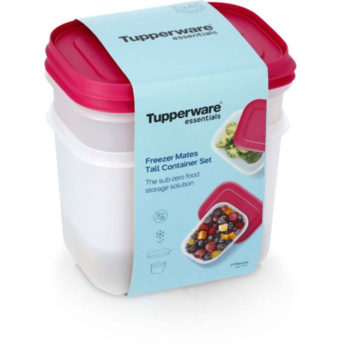 Boîte hermétique TUPPERWARE Freezer Mates Tall Container Set