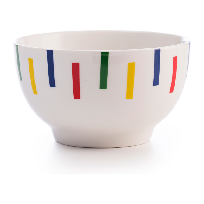 Set 2pc bol de porcelana, United colors of Benetton