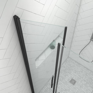 Pack Paroi de douche 90x200 cm + RECEVEUR DE DOUCHE A CARRELER 90x140 RECOUPABLE