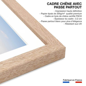 Affiche nature's awakening Affiche sous cadre bois