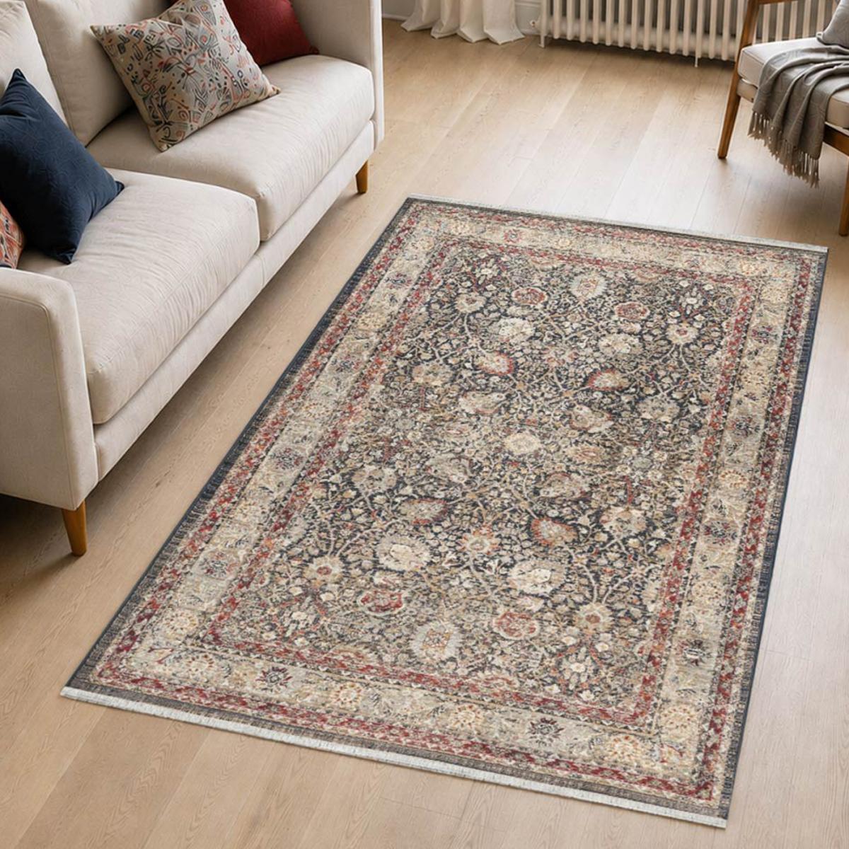 Tapis d'orient, motif oriental authentique tissé, BARA
