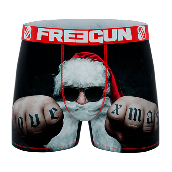 calzoncillo bóxer thug christmas para hombre microfibra
