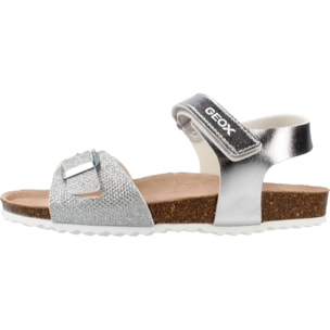 Sandalias Niña de la marca GEOX  modelo J ADRIEL PLATA