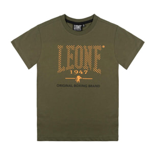 T-shirt da bambino a manica corta Leone 1947 Neon