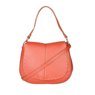 Borsa a spalla da donna Made in Italy - Modello Winona - Vera pelle - 26.0 x 20.0 x 13.0 cm