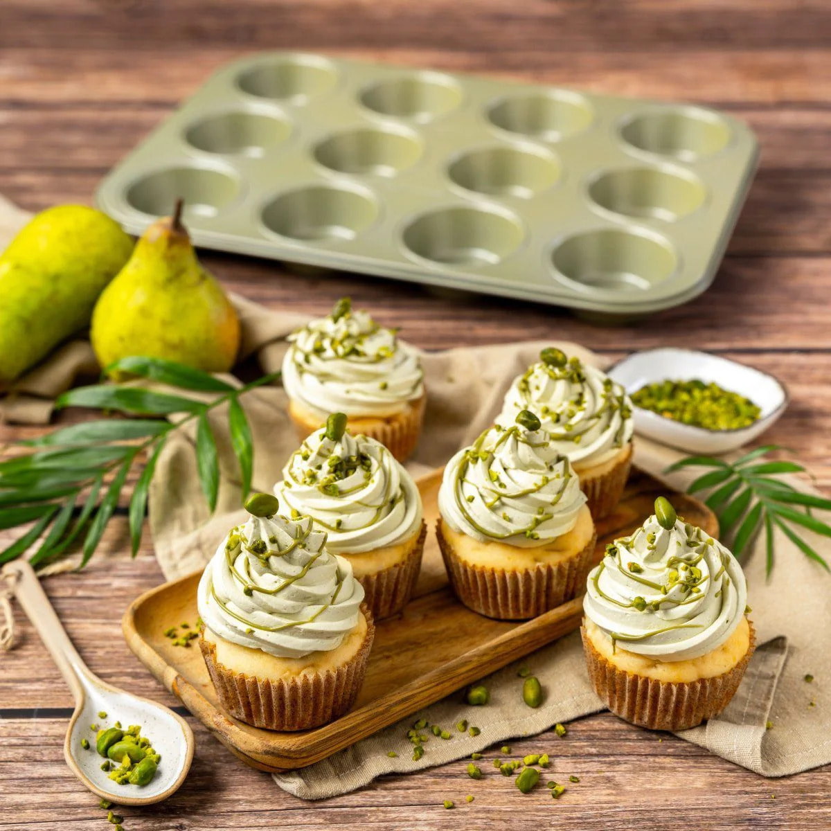 Ensemble 2 pièces spécial muffins Zenker Green Vision