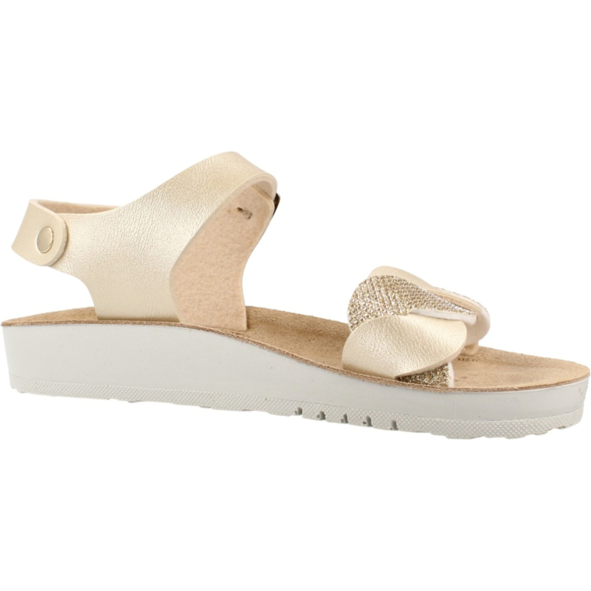 Sandalias Niña de la marca GEOX  modelo J SANDAL COSTAREI ORO