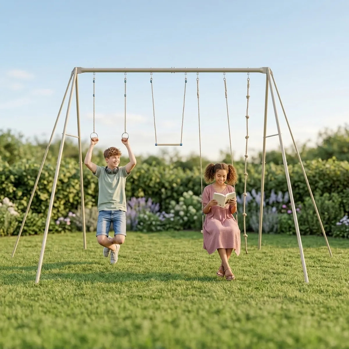 Portique métal 3,50 m Adulte Baxter 2 - 4 personnes