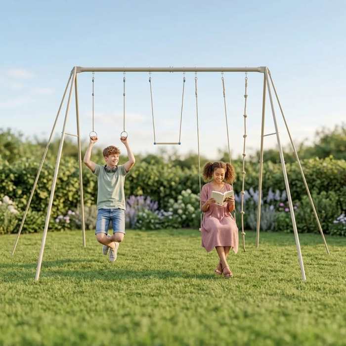 Portique métal 3,50 m Adulte Baxter 2 - 4 personnes