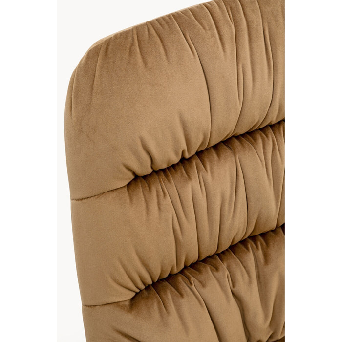 Chaise South Side marron Kare Design