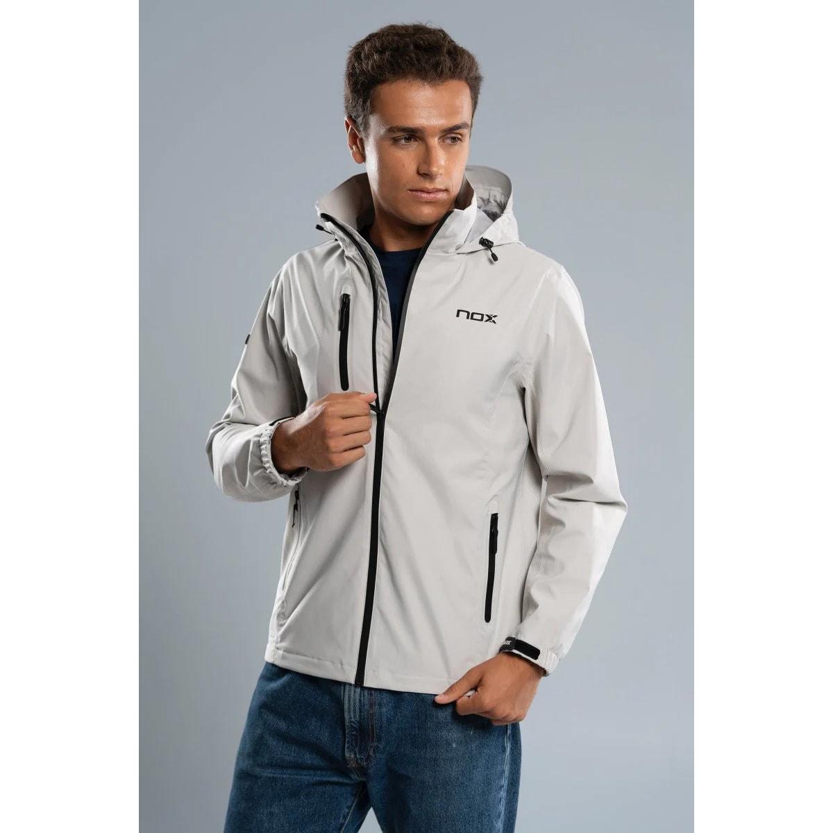 Softshell hombre TEAM gris claro