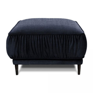 Pouf taille S Fiorenzo Tissu Bleu