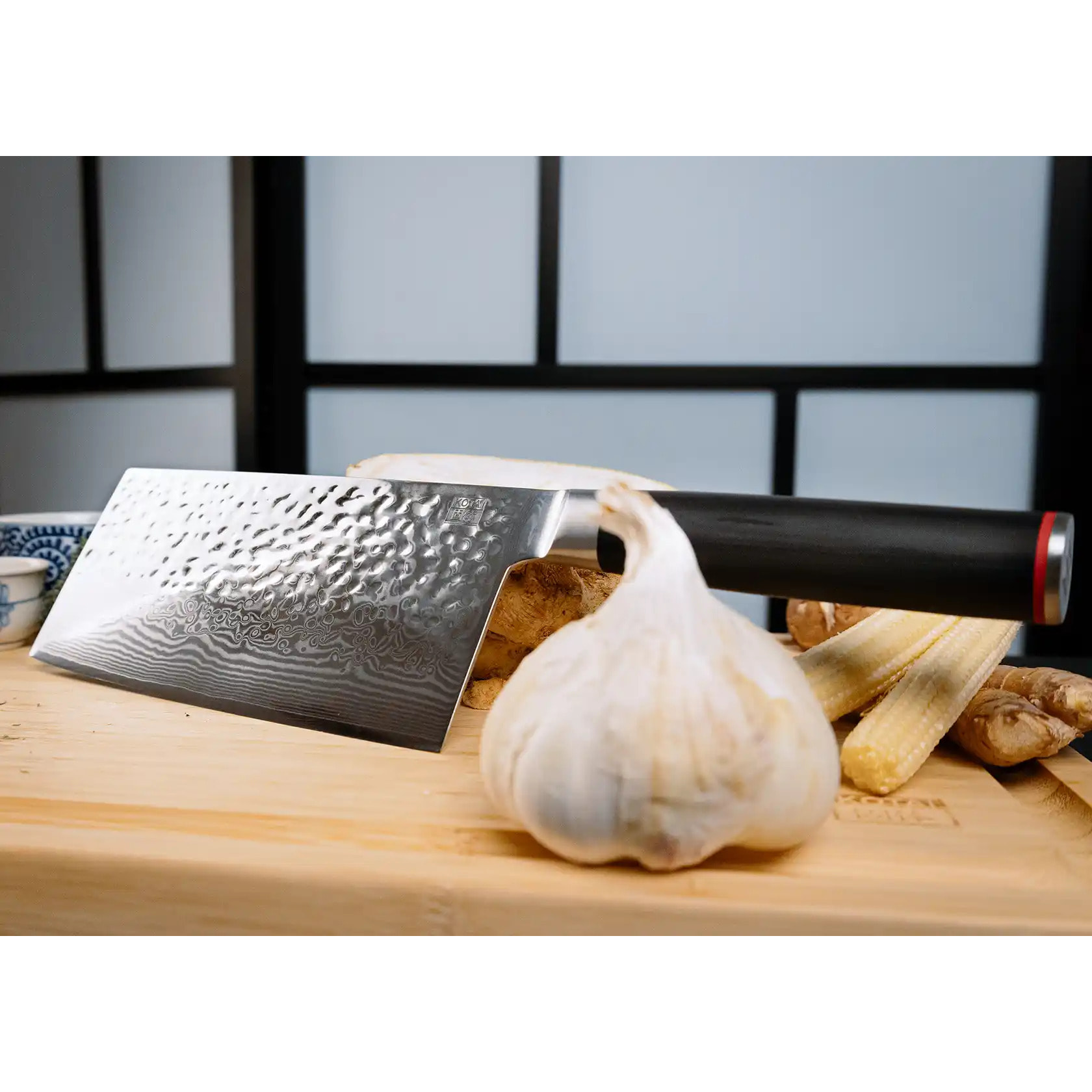 Set asiatico di coltelli (3 coltelli) - Collezione Pakka Damasco