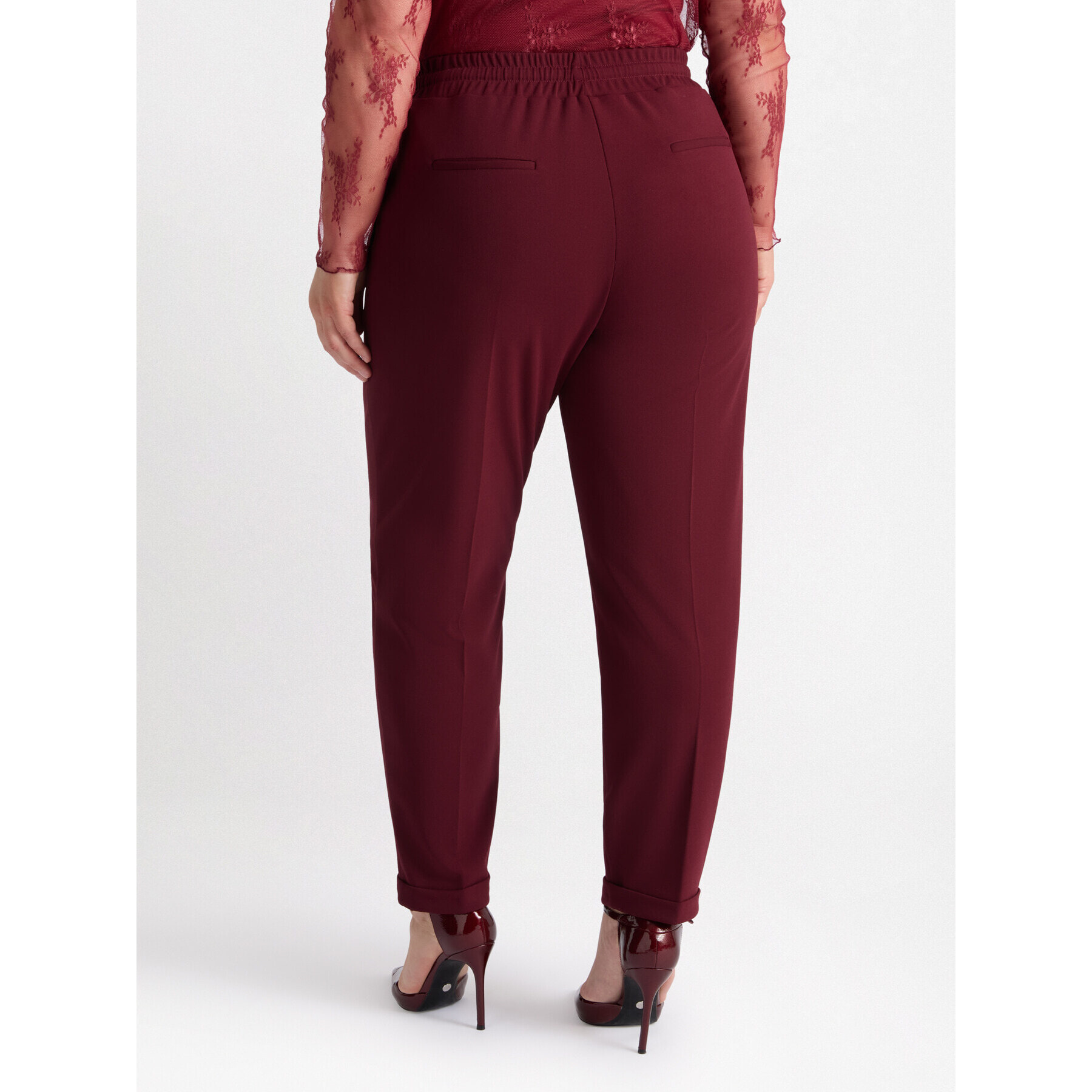 Fiorella Rubino - Pantalones joggers - Burgundy