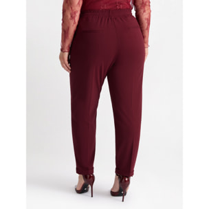 Fiorella Rubino - Pantalones joggers - Burgundy