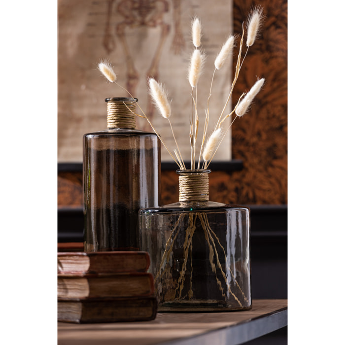 J-Line vase Safari - verre - marron clair - small - 40.5 cm de hauteur