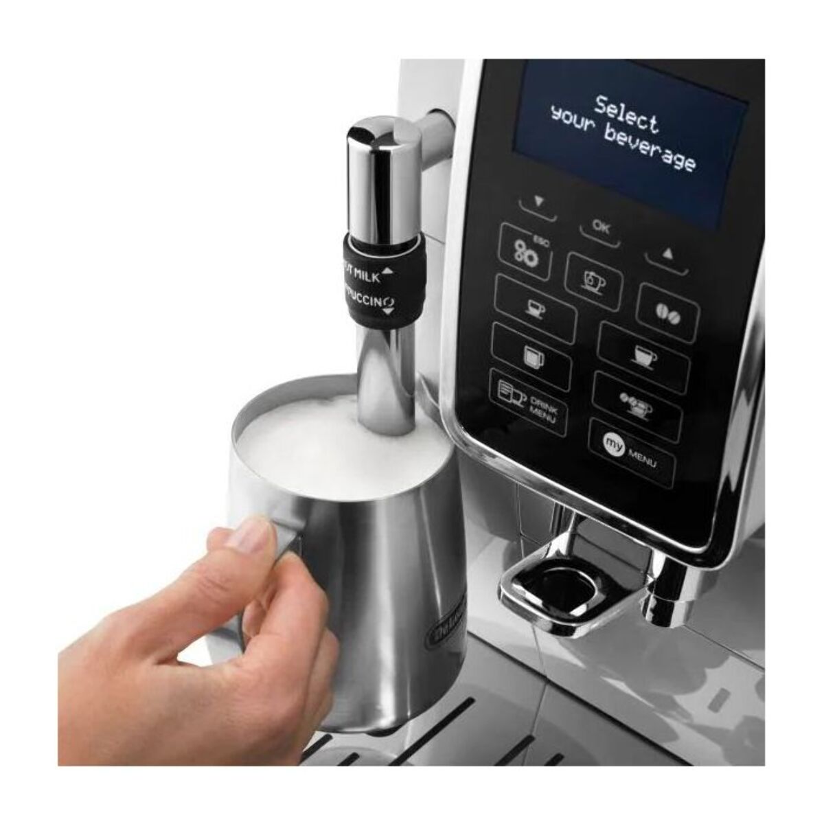 Expresso Broyeur DELONGHI Dinamica FEB3535.SB inox