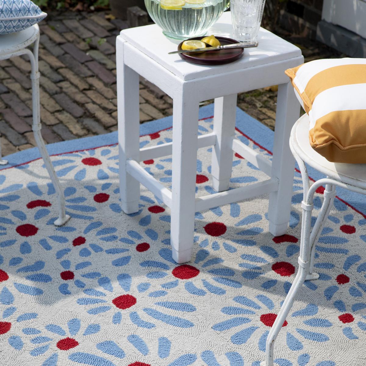 Tapis extérieur kilim fait main rectangle CHICDOUI
