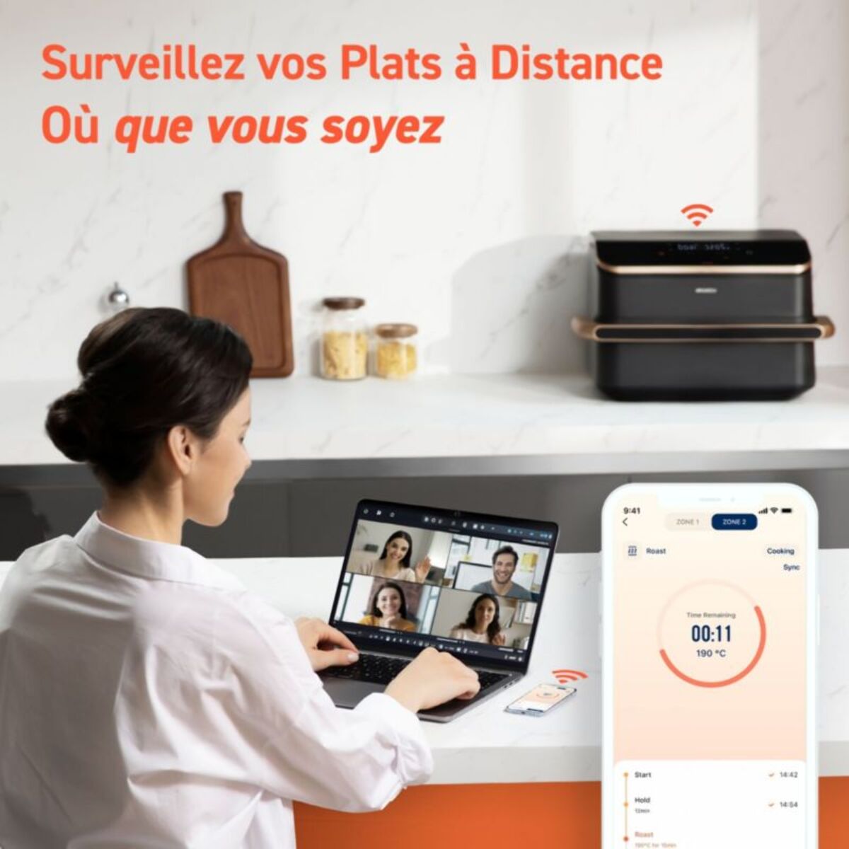 Friteuse sans huile COSORI 10L Twinfry Chef Édition KOSP0027EUN