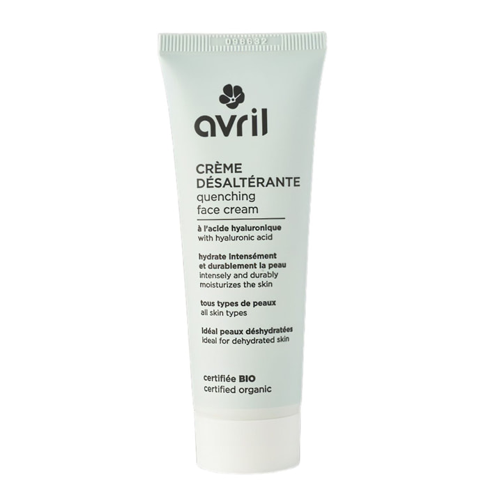 Crème désaltérante  - Crème Certifiée bio