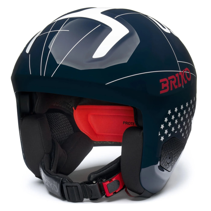 Briko - Caschi, Uomo Donna, Blu - Vulcano 2.0 Usa