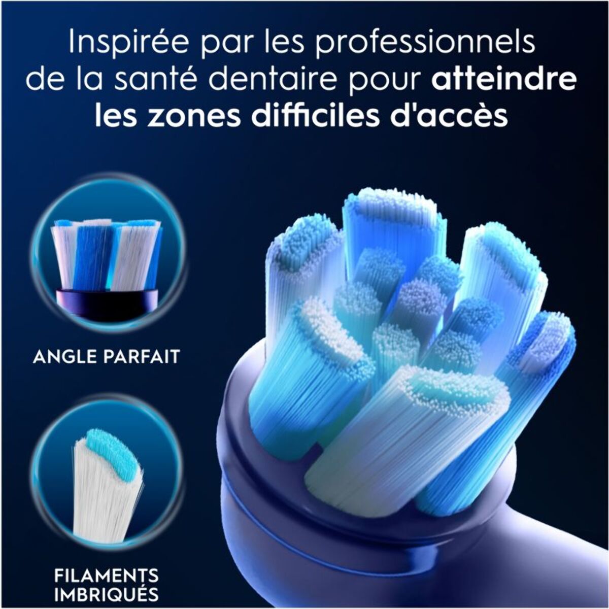 Brossette dentaire ORAL-B x6 Ultimate Clean Blanc
