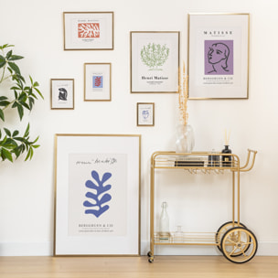 Cadre photo "Manu" doré 50x70cm