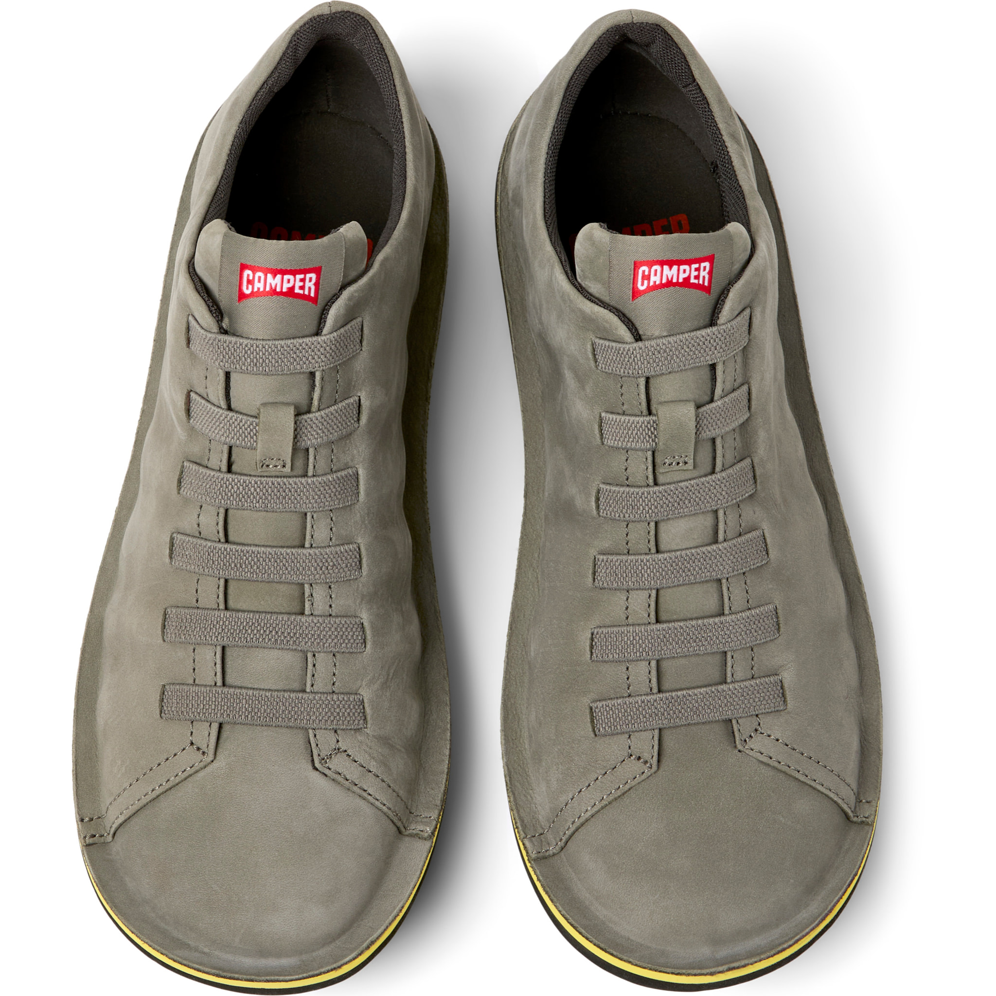 Zapatillas - CAMPER Beetle - Gris - Cuero nobuk