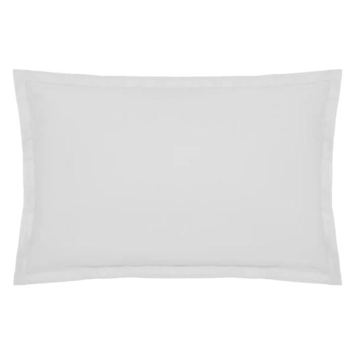 Taie d'oreiller "Carina" coton blanc 50x70cm