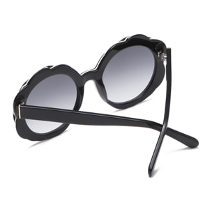 Gafas OCEAN modelo Deauville en color Montura negra brillante con lentes de degradado ahumado