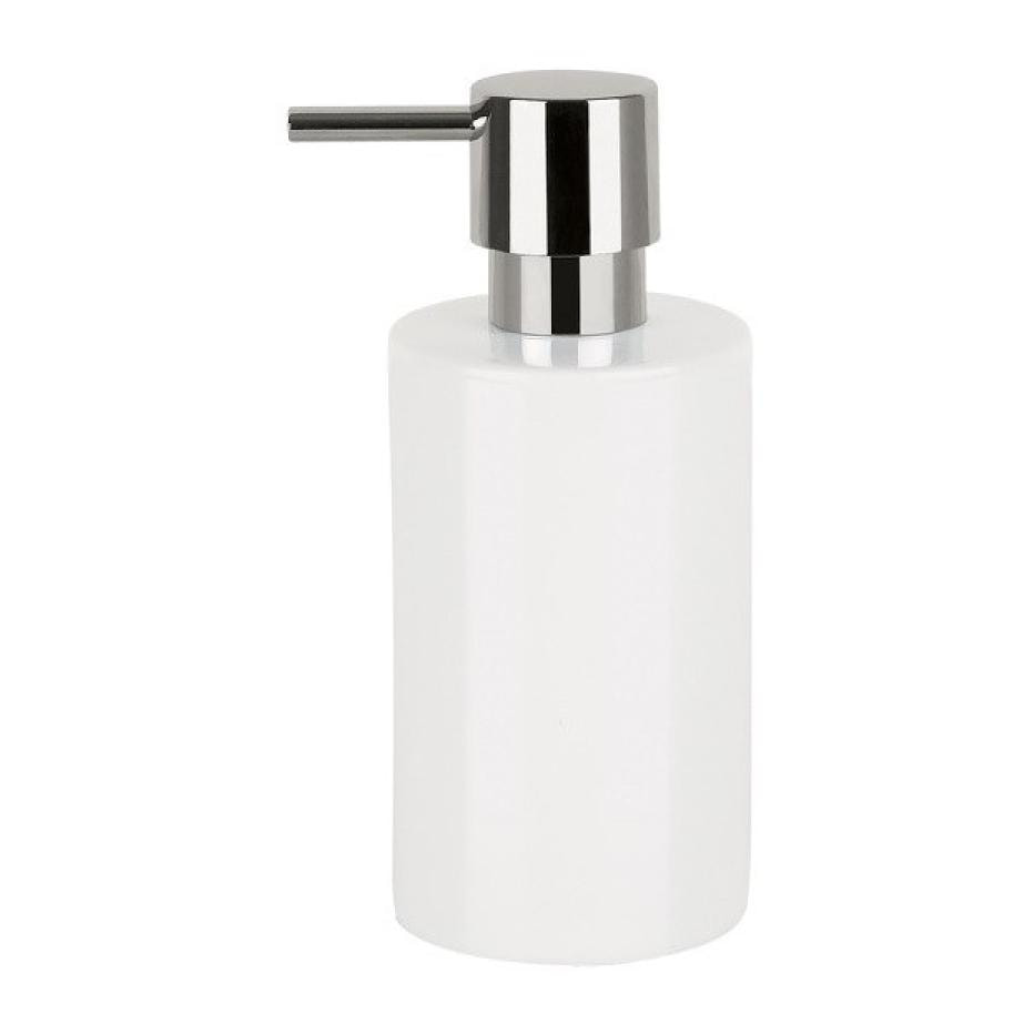 Distributeur de savon Porcelaine TUBE Blanc Spirella