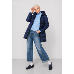 Kocca - Jeans da donna in cotone a vita alta e gamba larga Donna