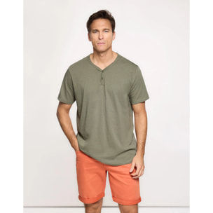 Camiseta Manga Corta Caqui - Kairox