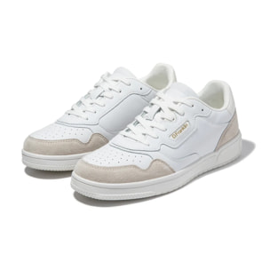 Zapatillas Unisex Casual Court V2 Basic Piel Blanco D.Franklin