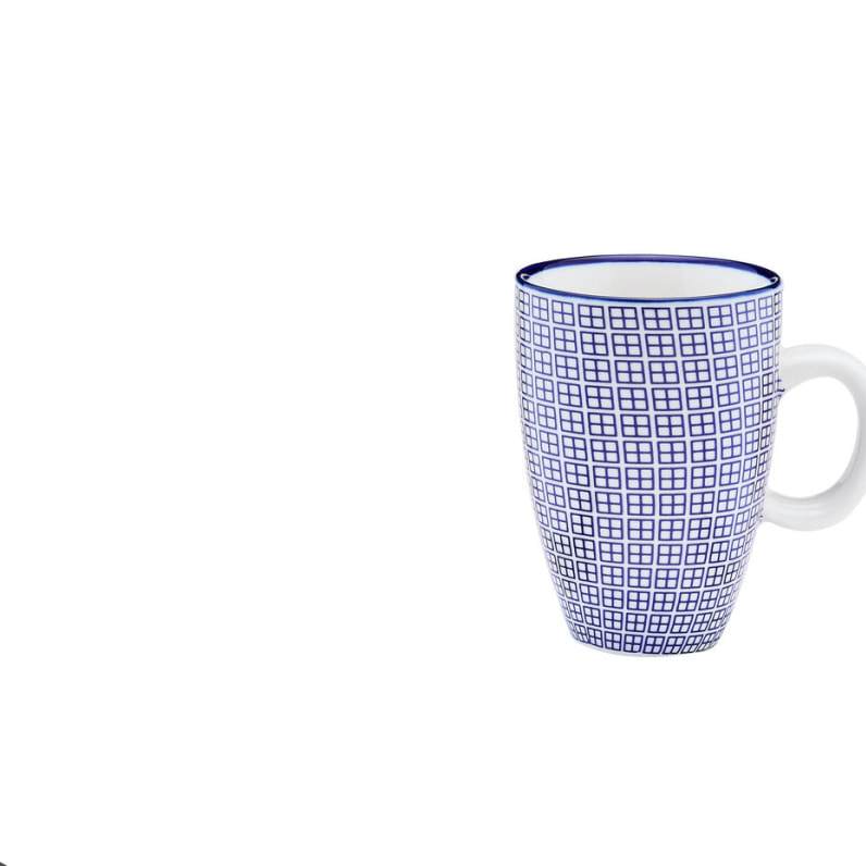 Tasse PATTERN 9cl - 6 pièces - Dark blue